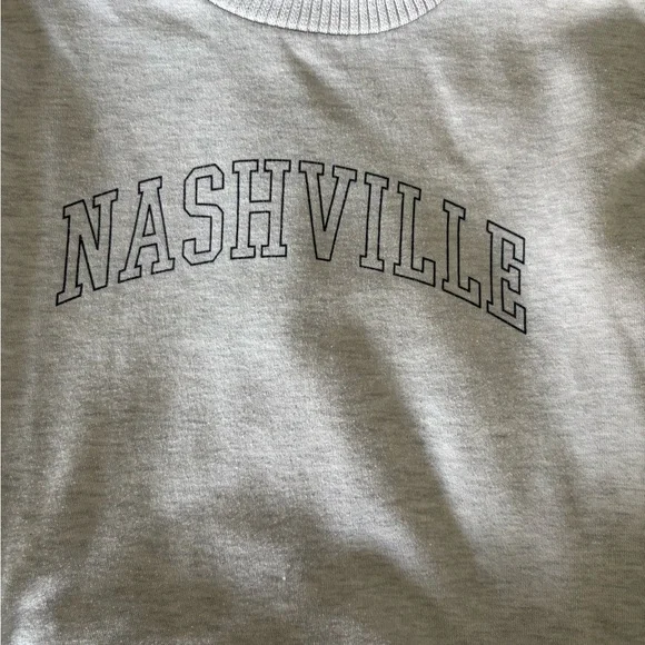 Nashville Cropped Sweatshirt Womens Size Small - Picture 2 of 4